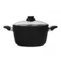 Swiss Diamond XD Induction Nonstick Soup Pot with Glass Vented Lid | 24cm/5.2L