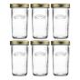 Kilner Wide Mouth Preserve 500ml | Set of 6