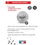 Peugeot Nancy Acrylic Pepper Mill | 18cm