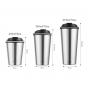Avanti GoCup Double Wall Insulated Cup 236ml | Brushed Stainless Steel