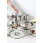 Scanpan Elektra Premium 5-Ply Stainless Steel Roaster Extra Small | 25x17.5x5.5cm