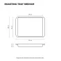 Scanpan Elektra Premium 5-Ply Stainless Steel Roasting Tray Medium | 34x26x2.5cm
