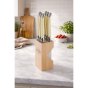 André Verdier Laguiole Debutant Ivory Steak Knife with Block | 6 Piece