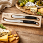 André Verdier Laguiole Debutant Black Cheese Set | 2 Piece
