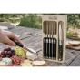 André Verdier Laguiole Debutant Black Small Cheese Knife | 6 Piece