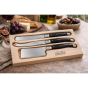 André Verdier Laguiole Debutant Black Cheese Set with Sandwich Knife | 3 Piece
