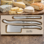 André Verdier Laguiole Debutant Inox Cheese Set with Butter Spreader | 3 Piece
