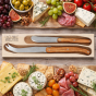 André Verdier Laguiole Debutant Olive Wood Cheese Set | 2 Piece