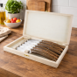 André Verdier Le Thiers Elegance Walnut Steak Knife | 6 Piece
