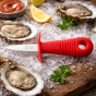 André Verdier Poseidon Oyster Knife 3mm with Guard | Red