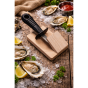 André Verdier Poseidon Oyster Knife with Wooden Block | Black