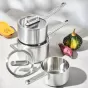 Scanpan Elektra Premium 5-Ply Stainless Steel Saucepan | 16cm/1.8L