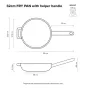 Scanpan Elektra Premium 5-Ply Stainless Steel Fry Pan with Helper Handle | 32cm