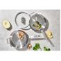 Scanpan Elektra Premium 5-Ply Stainless Steel Fry Pan with Helper Handle | 32cm