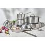 Scanpan Elektra Premium 5-Ply Stainless Steel Saucepan Set | 3 Piece