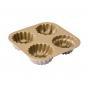 Bakemaster Assorted Mini Bundt Pan Champagne | 24x4.5cm