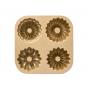 Bakemaster Assorted Mini Bundt Pan Champagne | 24x4.5cm
