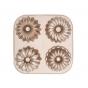Bakemaster Assorted Mini Bundt Pan Champagne | 24x4.5cm