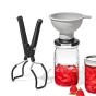 OXO Good Grips Canning Essentials Set Funnel & Jar Lifter | 2 Piece