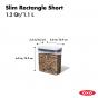 OXO Good Grips Pop 2.0 Short Slim Rectangle Container | 1.1L