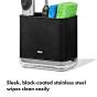 OXO Good Grips Stainless Steel Sink Caddy | Matte Black