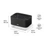 OXO Good Grips Soap Dispensing Sponge Holder | Matte Black