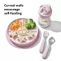 Oxo Tot Stick & Stay Kids Suction Divided Plate | Blossom