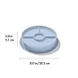 Oxo Tot Stick & Stay Kids Suction Divided Plate | Dusk