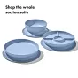 Oxo Tot Stick & Stay Kids Suction Divided Plate | Dusk