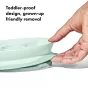 Oxo Tot Stick & Stay Kids Suction Divided Plate | Opal