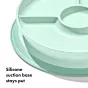 Oxo Tot Stick & Stay Kids Suction Divided Plate | Opal