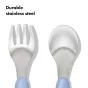 Oxo Tot Kids Fork & Spoon Set | Dusk