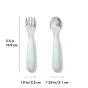 Oxo Tot Kids Fork & Spoon Set | Opal