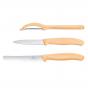 Victorinox Swiss Classic Paring Knife & Peeler Set Orange | 3 Piece