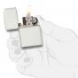 Zippo Lighter White Matte
