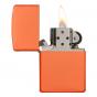 Zippo Lighter Orange Matte