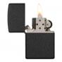 Zippo Crackle Design | Black