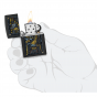 Zippo Anubis Design | Black Matte
