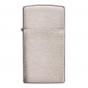 Zippo Slim Lighter | Brushed Chrome