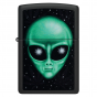 Zippo Alien Leaf | Black Matte