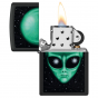 Zippo Alien Leaf | Black Matte