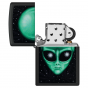 Zippo Alien Leaf | Black Matte