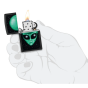Zippo Alien Leaf | Black Matte