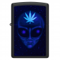Zippo Alien Leaf | Black Matte
