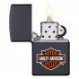 Zippo Harley Davidson Logo | Black Matte
