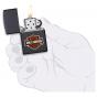 Zippo Harley Davidson Logo | Black Matte