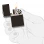 Zippo Classic Ebony | Chrome Plated