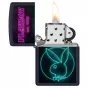 Zippo Playboy Neon Design | Black Matte