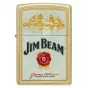 Zippo Jim Beam Label Design | Brushed Brass