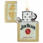 Zippo Jim Beam Label Design | Brushed Brass